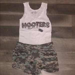 Hooters Camo Uniform
